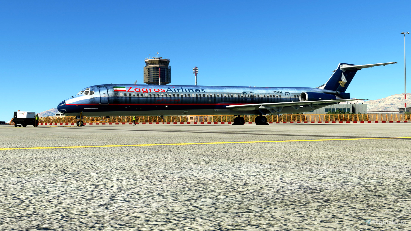 Zagros Airlines [EPZAE Dirty/Used] Leonardo MD82 "Fly the Maddog X