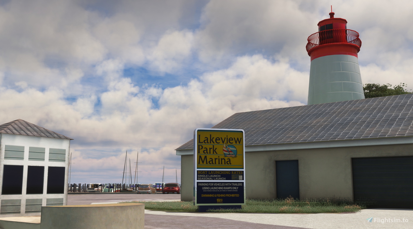 Dfflyer Direct Detroit & Windsor City Pack for Microsoft Flight