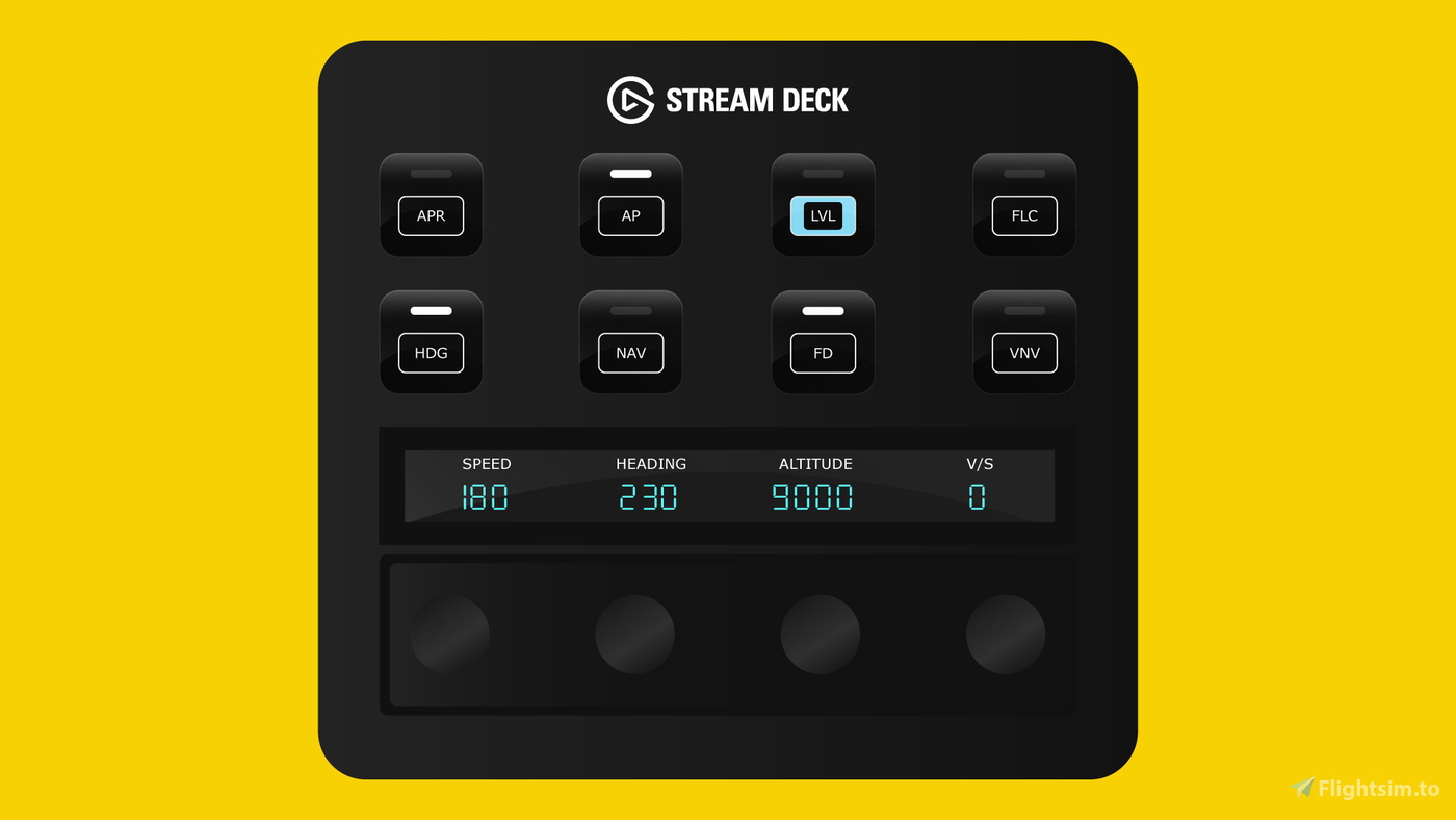 Flight Panels - SF50 Cirrus Vision Jet G2 Stream Deck + Autopilot Panel ...