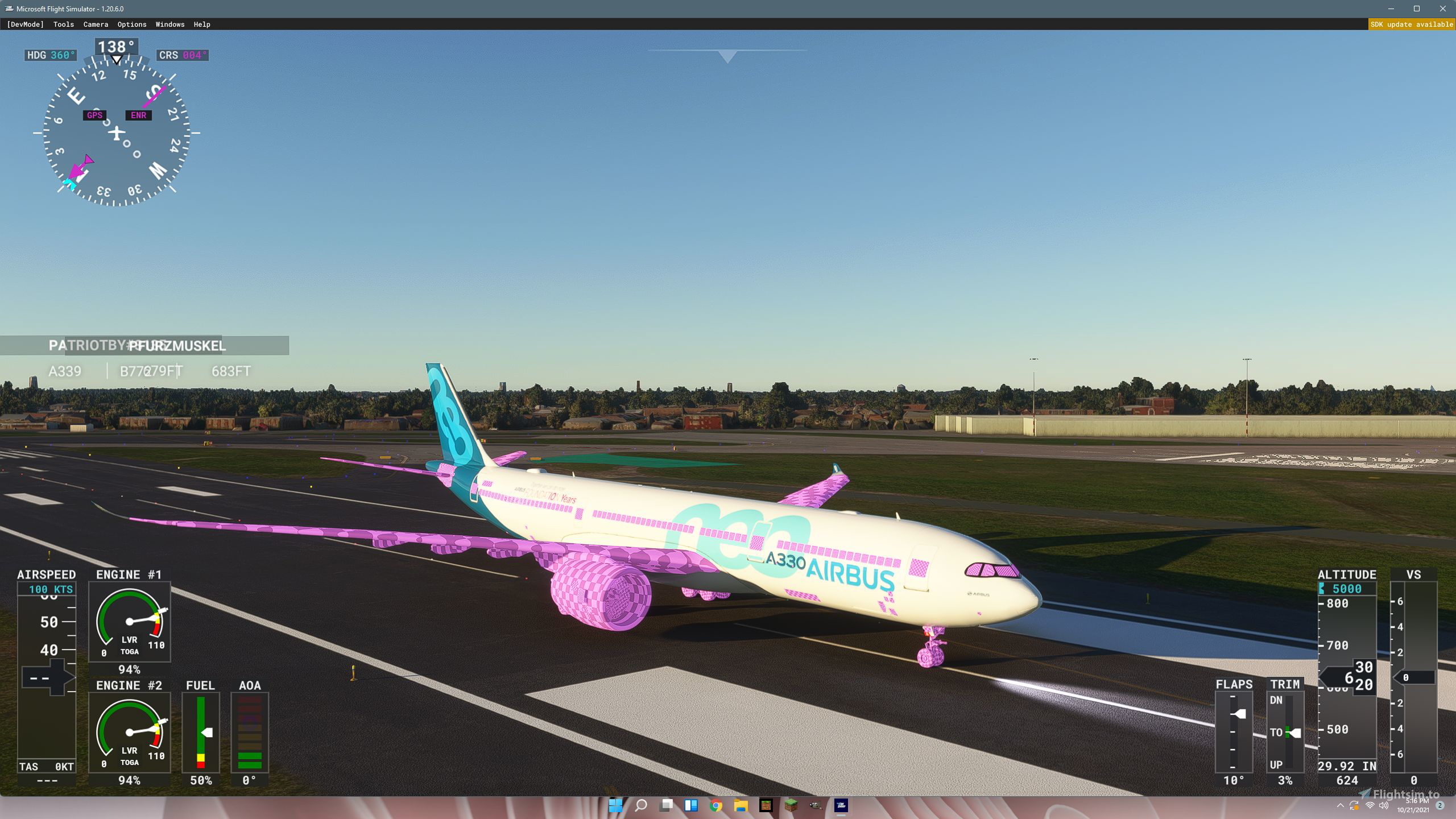 Airbus A330-900neo – A339x のために Microsoft Flight Simulator 