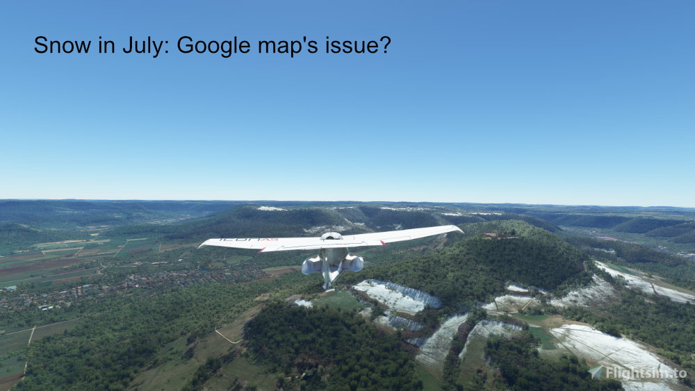 Flight Simulator VS Google Earth