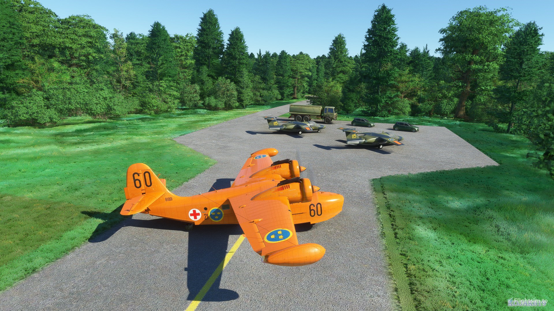 Grumman Goose Swedish Air Force for Microsoft Flight Simulator MSFS