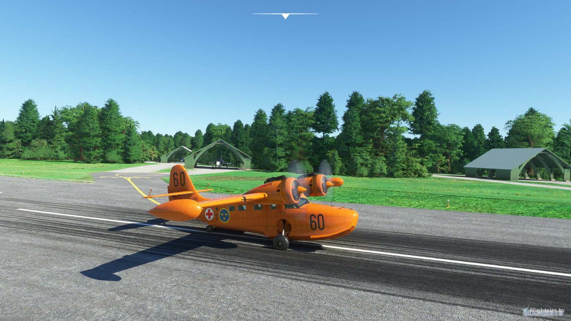 Grumman Goose Swedish Air Force for Microsoft Flight Simulator MSFS