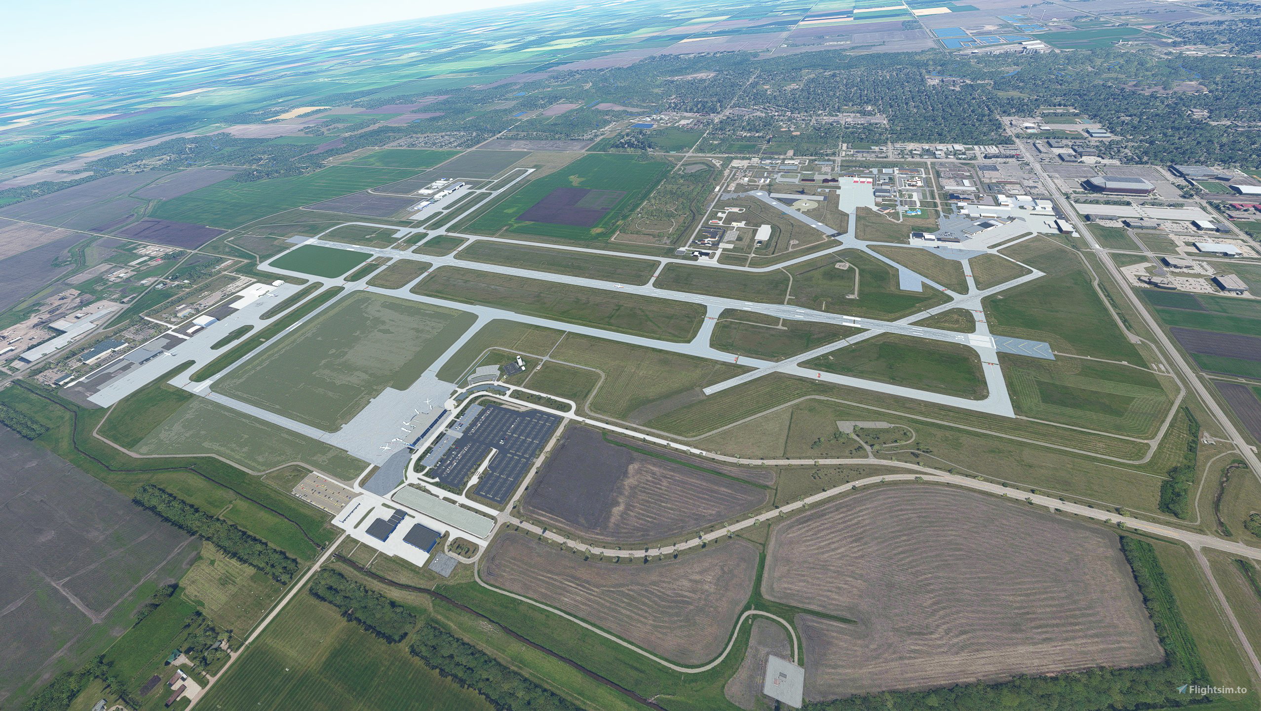 Hector International Airport - Fargo North Dakota for Microsoft Flight ...