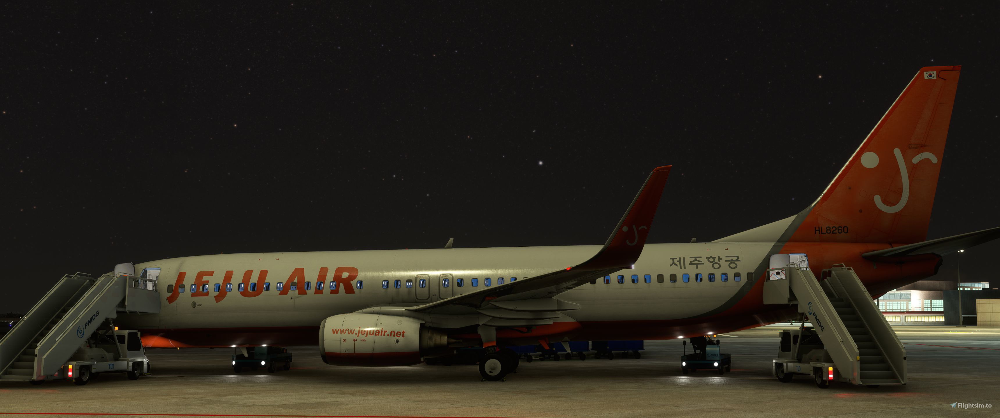 PMDG737800 JEJU AIR HL8260 for Microsoft Flight Simulator MSFS